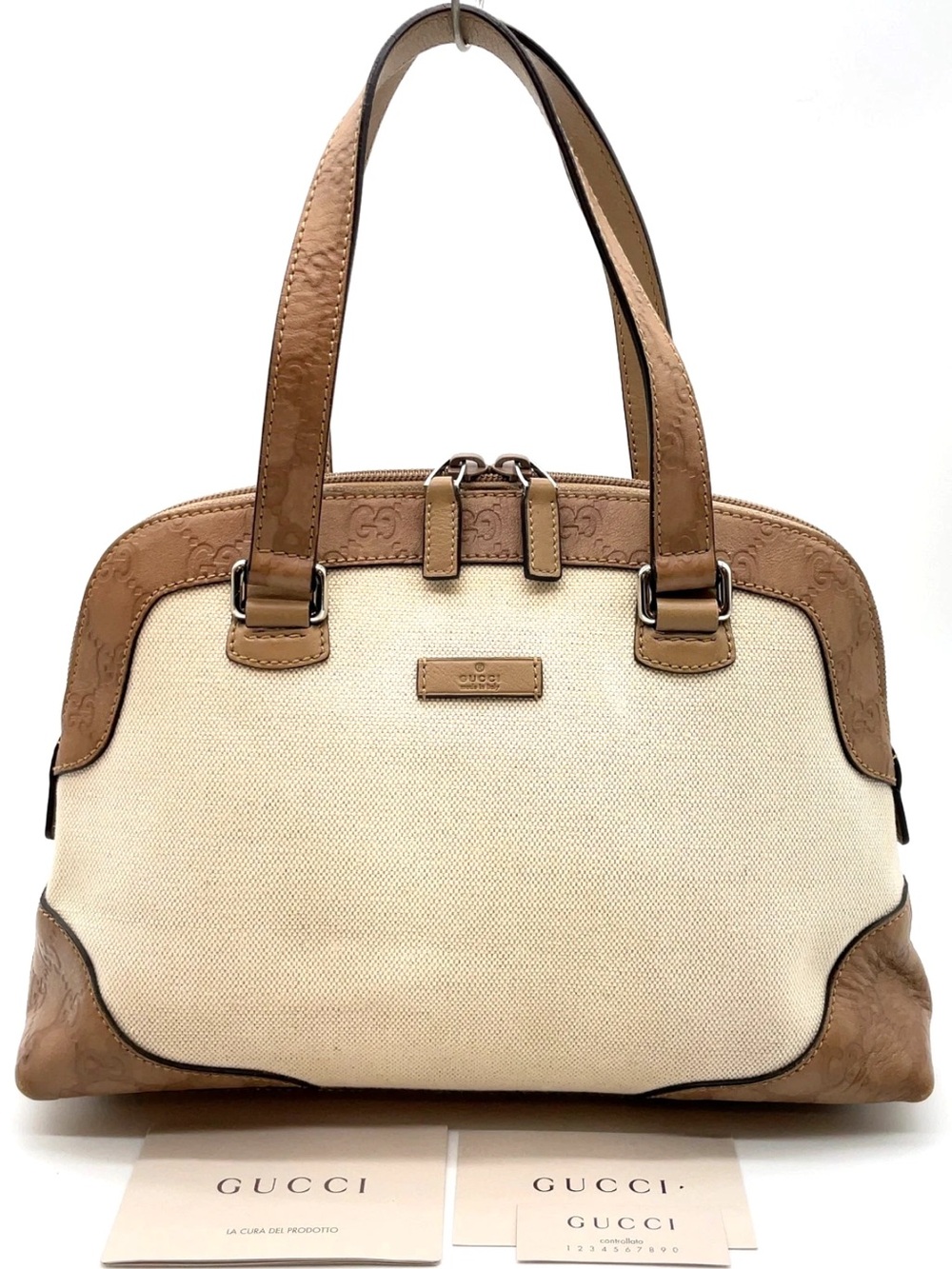 Gucci bag authentic beige